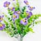 13" UV Resistant Artificial Pansy Bushes, 12ct.